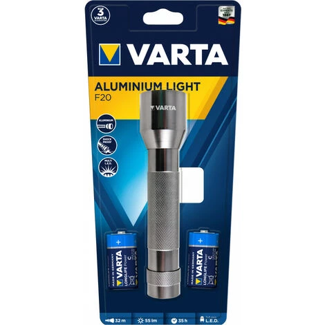 Varta Multi LED Aluminium Light 2C - Lampe Torche - Noir - Aluminium - LED - 7 Lampe(s) - 32 M (16628 101 421) 1 Varta Multi LED Aluminium Light 2C - Lampe Torche - Noir - Aluminium - LED - 7 Lampe(s) - 32 M (16628 101 421)