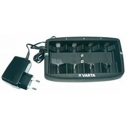 VARTA Chargeur Universel Pour Pile AA LR06 AAA LR03 C LR14 D LR20 Et 9 Volts 6LR61 Arrêt Automatique Par Minuterie