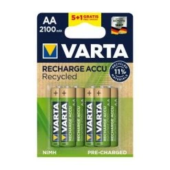 Varta VARTA Piles Rechargeables Recyclées AA 5 + 1 Offerte (56816 101 476)