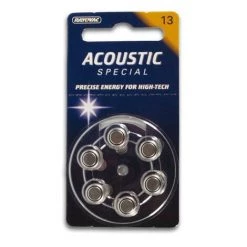 Varta Pile Bouton Zinc Air Rayovac 1.4V-240mAh 4606.945.406 (6pcs/bl) (V13R)