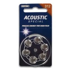 Varta Pile Bouton Zinc Air Rayovac 1.4V-160mAh 4607.945.406 (6pcs/bl) (V312R)