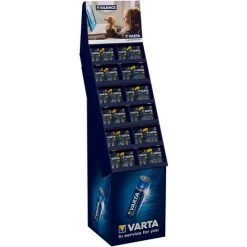 E3/38475 PRESENTOIR CARTON PILES VARTA "ENERGY" 52 BLISTERS DE 6xAAA LR03 + 100 BLISTERS DE 6xAA LR06 VARTA 40x40x148cm
