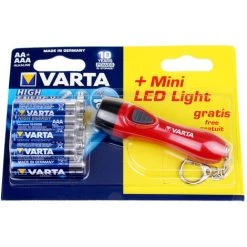 Varta - Readytosell Alkaline 4 Aa + 4 Aaa + Mini Led Light Gratis - 92400401082