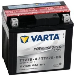 Batterie Varta Powersports AGM TTZ7S-4 - 12V 5Ah 120A