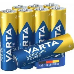 Varta 04906121418 - Single-use Battery - AA - Alcaline - 1,5 V - 8 Pièce(s) - Bleu - Gris (04906 121 418)