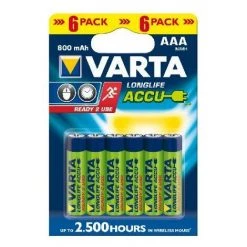 Varta Piles Rechargeable AAA X 6 800 MAh